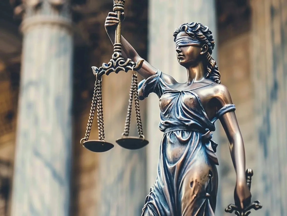 Lady Justice — BAR-AT-LAW SOLUTIONS Lady Justice statue with scales — BAR-AT-LAW SOLUTIONS, advocates in Anekal, Bangalore